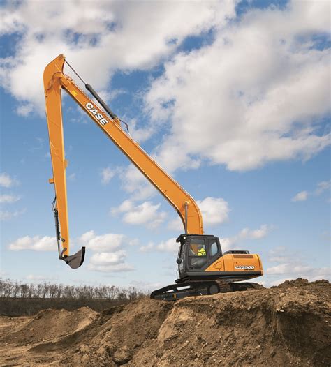 longest reach compact excavator|long reach hydraulic excavators.